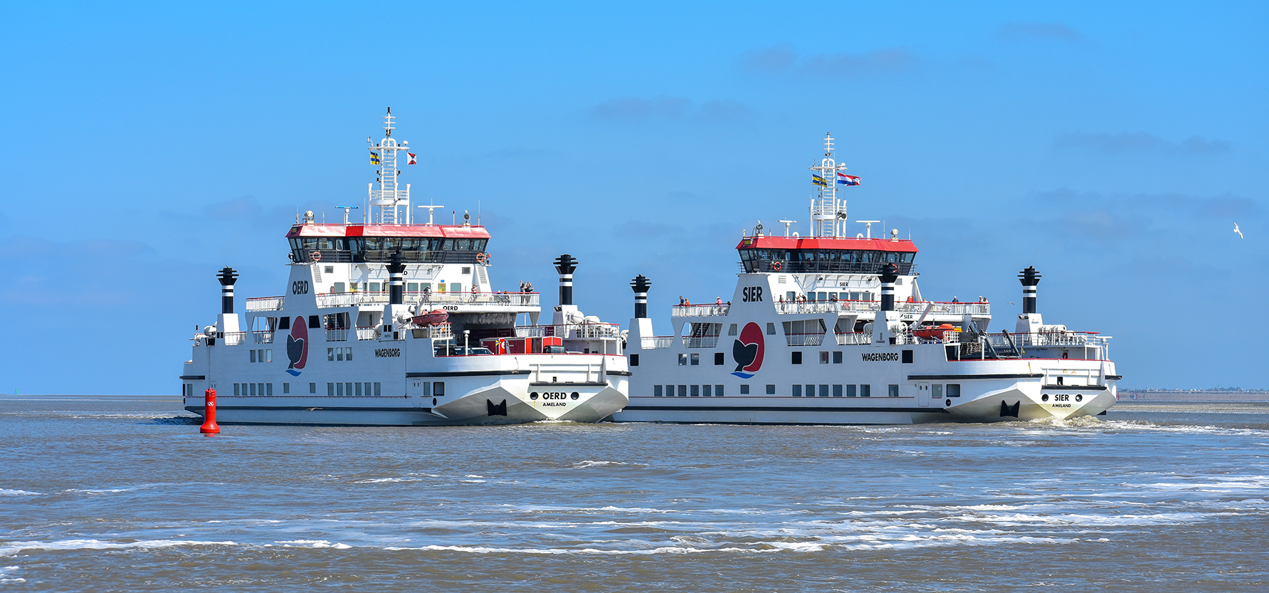 Ameland Afvaartenoverzicht